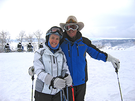 billy the kidd. Suzanne with Billy Kidd,