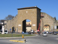 Romana Gate, Part of the City Walls of Florence