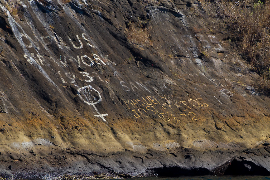 Graffiti on Isla Isabela