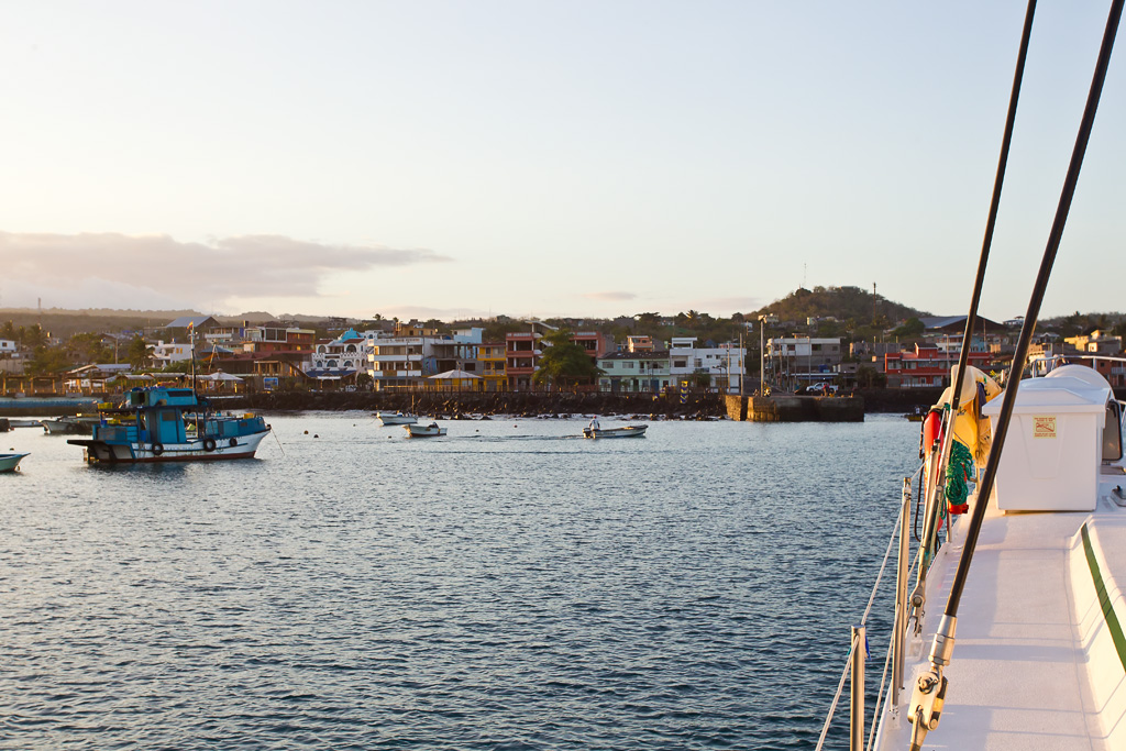 Sunrise from the Nemo II at anchor